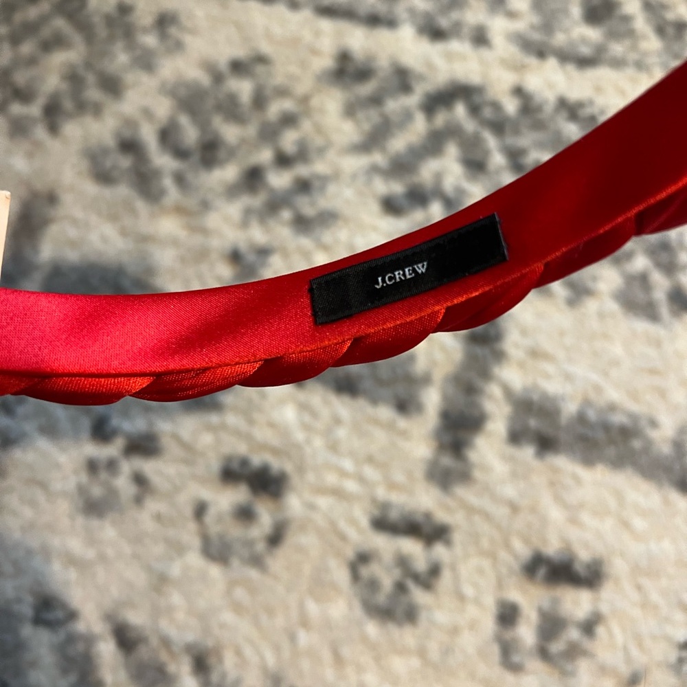 J. Crew Red Braided Headband ❤️ - Picture 4 of 4